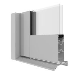 AGS Commercial 225 Pivot Door Corner Image.