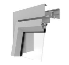 Capral's AGS Commercial 482 Awning Window Corner Image.