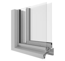 AGS Commercial 480 Sliding Window (100mm) Corner Image.