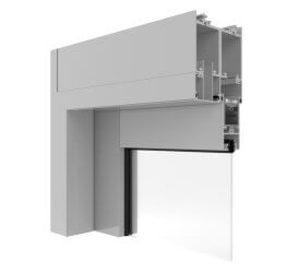 Capral's Artisan 994-TH Sliding Door Top Hung Corner Image.