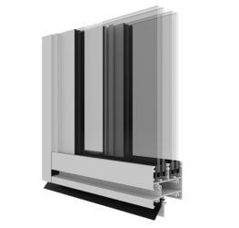 Capral's Urban Plus 390 Sliding Window Corner Image.