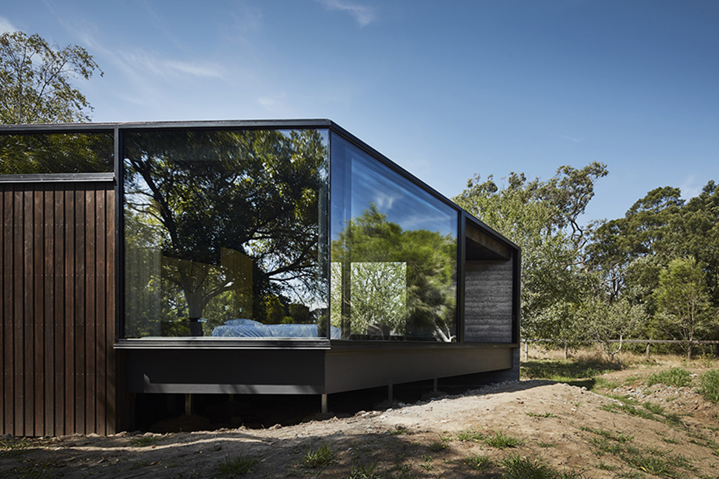 Capral's Project A Pavilion Between Trees using Capral window and building systems.