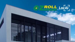 A photo of OzRoll choosing low carbon aluminium
