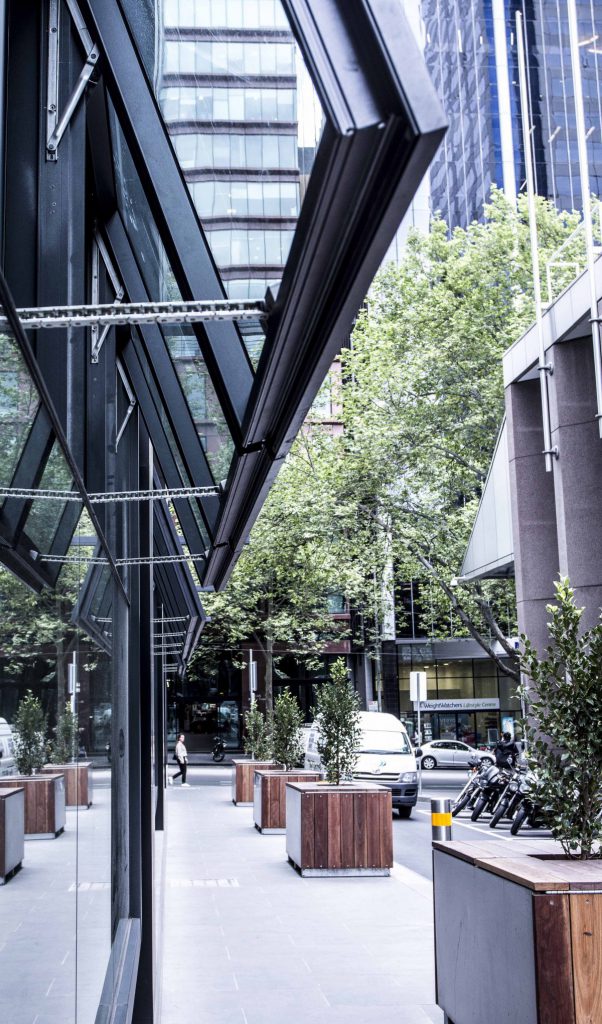 The exterior of 570 Bourke Street Melbourne