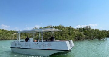 A photo of custom works boat of northern territory's rivers