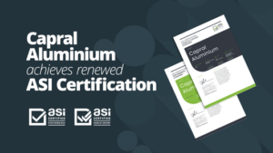 Capral Aluminium achieves renewed asi certification
