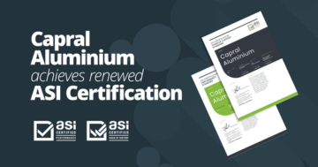 Capral Aluminium achieves renewed asi certification