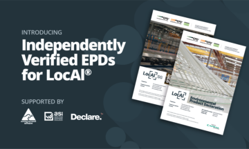 Capral demonstrates its commitment to transparency with independently verified Environmental Product Declarations (EPDs) for LocAl®