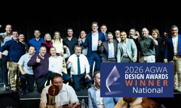 The Capral team and customers celebrating at the 2026 AGWA Awards